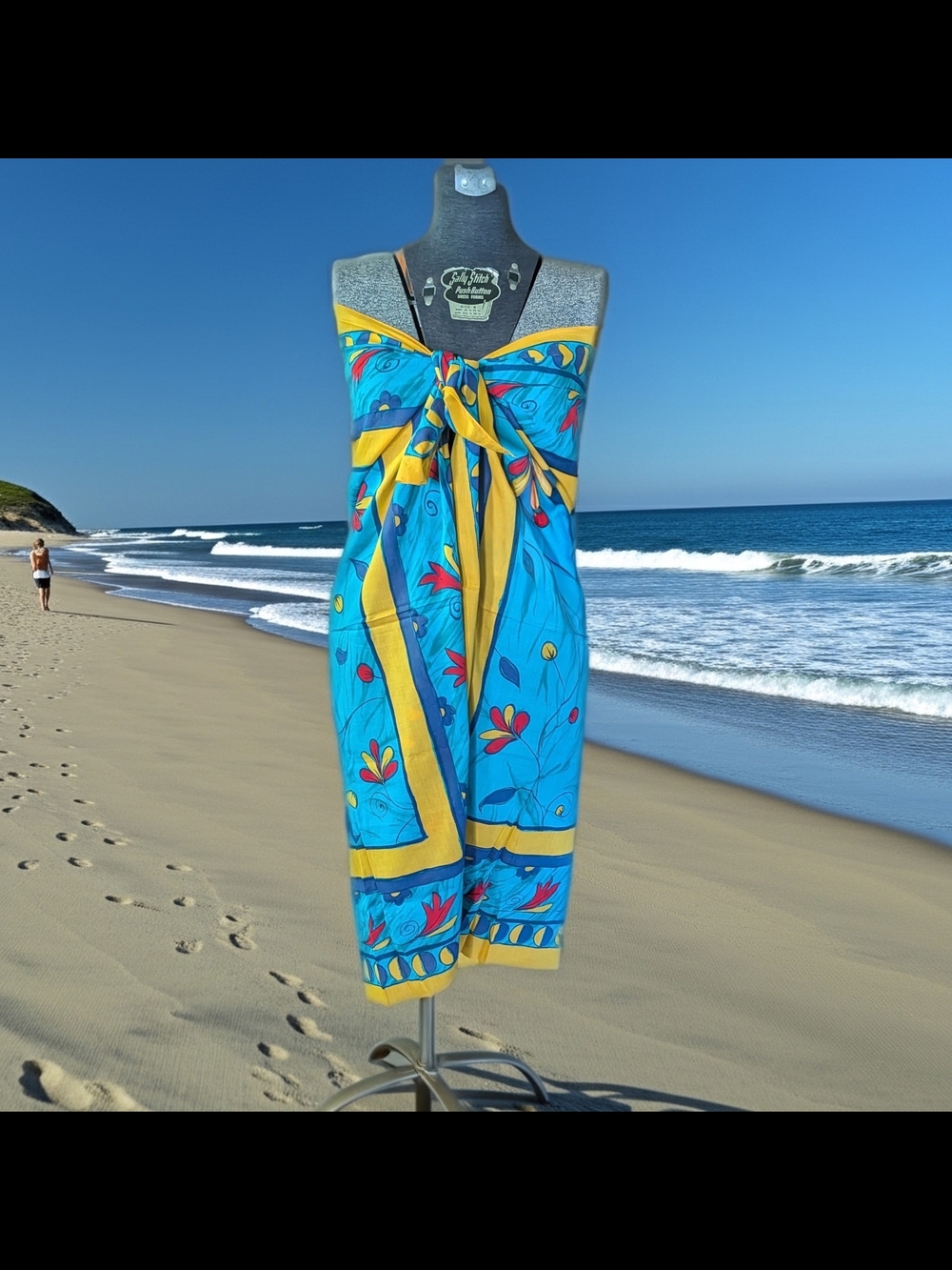 RARE Collectible Vintage 1982/1983 PINTO Luxury Cotton Resort Pareo / Sarong
